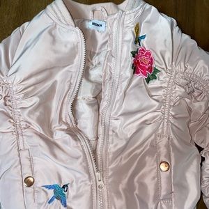 Girls Hudson Jacket (Puffer) - Light Pink - Size 6x